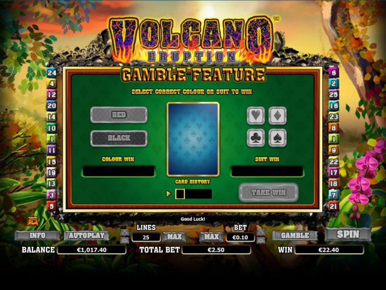 Volcano Eruption risk game
